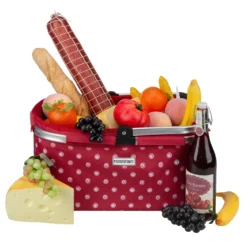 Anndora Einkaufskorb - Rot-weiß Mit Punkten RÖDVITA (22 Liter) - RÖDVITA -Leifheit || Vileda || Wenko Verkaufsgeschäft 94ecaabfc8c93a5dee6d0d83f9a46ba4