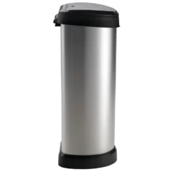 CURVER_DECOBIN Abfalleimer 40L Mit Drücker Silber Metallic_240641 -Leifheit || Vileda || Wenko Verkaufsgeschäft 9507b51854d0ea34e0dd59502c81f374