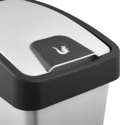 Keeeper Abfalleimer "magne" 25 Liter Silber / Grau -Leifheit || Vileda || Wenko Verkaufsgeschäft 955995d0d2ea8028e2cc161658e3ce4c