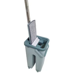 Aqua Laser Flacher Mopp Grau