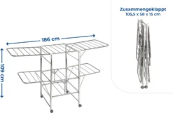 Wenko Wäschetrockner Edelstahl Mobil -Leifheit || Vileda || Wenko Verkaufsgeschäft 98355e4ac723225b5711d5673939789a
