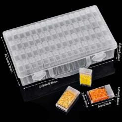 64 Fächer 5D Diamond Painting Aufbewahrungsbox DIY Zubehör Flaschen Zubehör Sortierbox Diamond Painting Zubehör Boxe -Leifheit || Vileda || Wenko Verkaufsgeschäft 983d5547c2ee8019a207b7d88cf7f04b