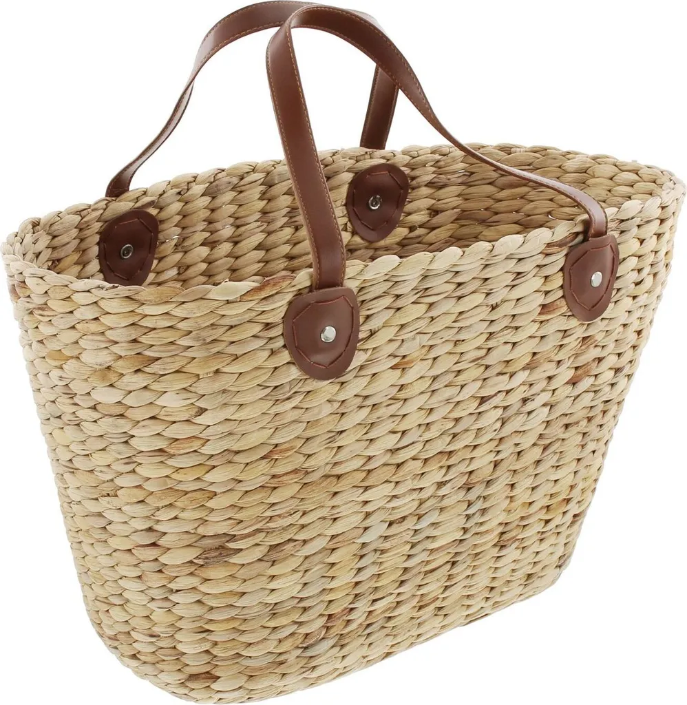 Einkaufstasche 'Naturoptik' Lebensmittel Obst Gemüse Naturgeflecht Korb 1 Einkaufstasche 'Naturoptik' Lebensmittel Obst Gemüse Naturgeflecht Korb