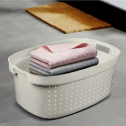 Plast Team Wäschekorb SEOUL 41,9 Liter Weiß -Leifheit || Vileda || Wenko Verkaufsgeschäft 990a007a435bcb7b261884a68b25dd59