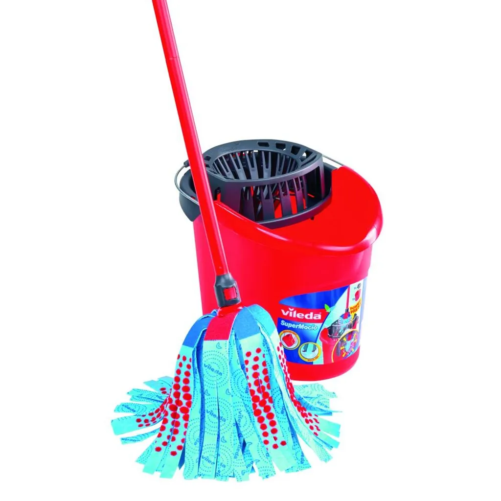 Vileda Mop PutzEimer SuperMocio 3 Action Komplett Set 8 Vileda Mop PutzEimer SuperMocio 3 Action Komplett Set – Bild 8