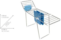 Wenko Flügel Wäschetrockner Profi Plus Edelstahl -Leifheit || Vileda || Wenko Verkaufsgeschäft 9b5f09821271e2539696c0669aec3886