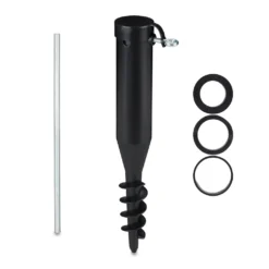 Relaxdays Bodenhülse Für Sonnenschirm