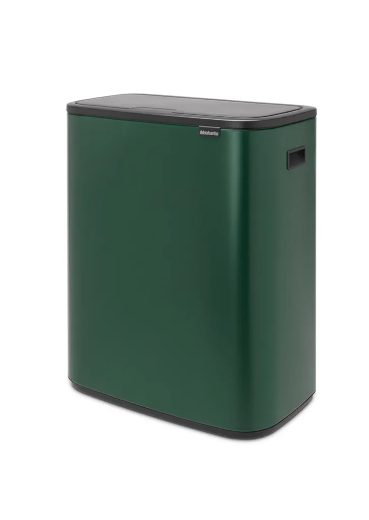 MÜLLTRENNER 2 X 30 L Müllsortierer Abfalleimer Müllsammler Dunkelgrün BRABANTIA 1 MÜLLTRENNER 2 X 30 L Müllsortierer Abfalleimer Müllsammler Dunkelgrün BRABANTIA