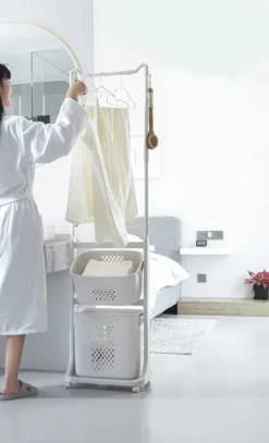 U. Uberlux Wäschekorb 2 Fächer Wäschekorbwagen Wäscheständer Kleiderständer Mehrstöckig Kunststoff Wäschekorb Mit Rollen Laundry Basket Kunststoffkorb Für Wäsche Wäschebox Wäschesammler Aufbewahrung Plastik Weiß 11 U. Uberlux Wäschekorb 2 Fächer Wäschekorbwagen Wäscheständer Kleiderständer Mehrstöckig Kunststoff Wäschekorb Mit Rollen Laundry Basket Kunststoffkorb Für Wäsche Wäschebox Wäschesammler Aufbewahrung Plastik Weiß -Leifheit || Vileda || Wenko Verkaufsgeschäft 9c75d1b6c8b469d8a9951ca309eb4161