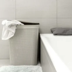 ROTHO Set Wäschesammler 50l BRISEN, Farbe:Cappuccino -Leifheit || Vileda || Wenko Verkaufsgeschäft 9cddd0ea33313367ab5bb7c4b6bbcaf9