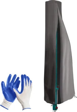 Wasserdichte Haube / Schutzhülle Für Wäschespinne -180*16*16Cm- Abdeckung / Hülle Für Wäschespinnen +Plus: Gartenhandschuhe