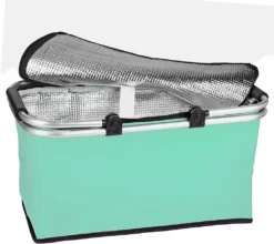 ONVAYA® Einkaufskorb Faltbar Mit Kühlfunktion | Mint | Faltkorb Mit Deckel | Isolierkorb | Einkaufstasche | Klappkorb | Thermokorb Klappbar -Leifheit || Vileda || Wenko Verkaufsgeschäft 9dfcfdf335a242c5892b113a9ef4a4a5
