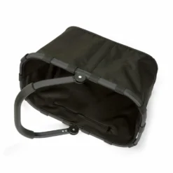 Reisenthel Carrybag Mit Cover, 2-tlg., Einkaufskorb, Deckel, Abdeckung, Korb, Polyestergewebe, Frame Black / Black, 22 L -Leifheit || Vileda || Wenko Verkaufsgeschäft 9e122b1ed68f16d209191f46832ba071