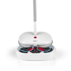 MAXXMEE Akku-Rotationsmopp - Rotierende Mikrofaserpads - Weiß Bodenwischer Akku Spray Mopp Spraymop Set Sprühwischer Tank Rotation Wischmopp -Leifheit || Vileda || Wenko Verkaufsgeschäft 9e7c427951b6b467a6f13513f54af2d5