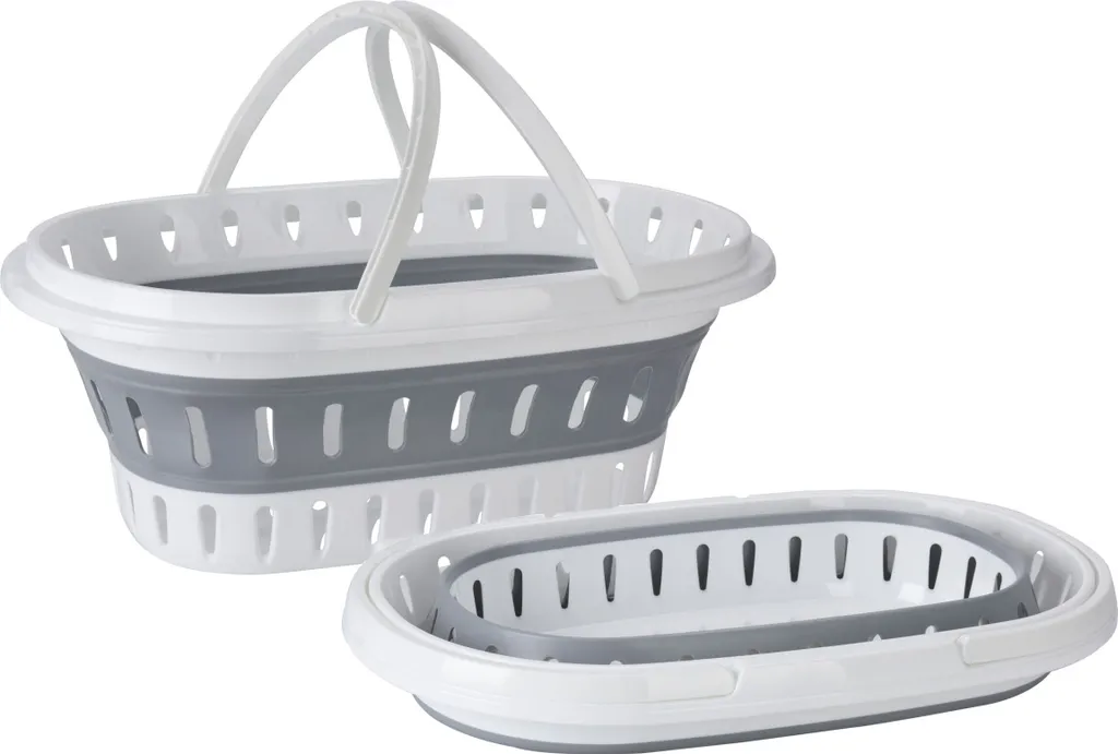 Wäschekorb 58x38x23 Cm - Praktisch Zusammenklappbar - 25 Liter 1 Wäschekorb 58x38x23 Cm - Praktisch Zusammenklappbar - 25 Liter