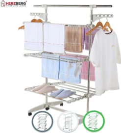 Herzberg HG-5015; Wschetrockner Multifunktions-faltbar Weiß 20 Herzberg HG-5015; Wschetrockner Multifunktions-faltbar Weiß -Leifheit || Vileda || Wenko Verkaufsgeschäft a09ad5f3c1ad5541f722847d7307f408