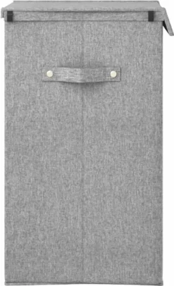 VidaXL Faltbarer Wäschekorb Grau 51x34,5x59 Cm Leinenimitat Stoff 12 VidaXL Faltbarer Wäschekorb Grau 51x34,5x59 Cm Leinenimitat Stoff -Leifheit || Vileda || Wenko Verkaufsgeschäft a0a72abc152f0c25bd8b647feebe37ca