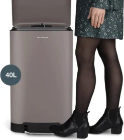 Les Collectors No 883 Mülleimer, Taupe, 40 Liter, Pedal-Mülleimer, Tret-Mülleimer -Leifheit || Vileda || Wenko Verkaufsgeschäft a0cc53ecb15219bdfff4a9c9aa25e8a9
