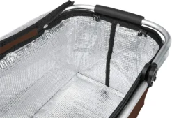 ONVAYA® Einkaufskorb Mit Kühlfunktion | Braun | 2er Set | Mit Deckel -Leifheit || Vileda || Wenko Verkaufsgeschäft a11acf5f976d03566458679896d9d3a8