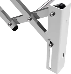 COSTWAY Wäscheständer Zur Wandmontage, Wandtrockner Ausziehbar Aus Edelstahl Mit 8 Stangen, Platzsparender Wandwäschetrockner, Tragkraft 25 Kg, Für Waschküche, Badezimmer -Leifheit || Vileda || Wenko Verkaufsgeschäft a164466f272527f64913ac1cf403062d