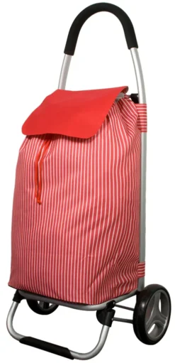 KoTaRu Grosser Einkaufstrolley Rot 44 Liter Klappbar