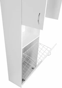 SIMPLEX ECO Hochschrank Mit Wäschekorb 50x180x30cm -Leifheit || Vileda || Wenko Verkaufsgeschäft a26bcc3800ec2c625160d94182c471a7