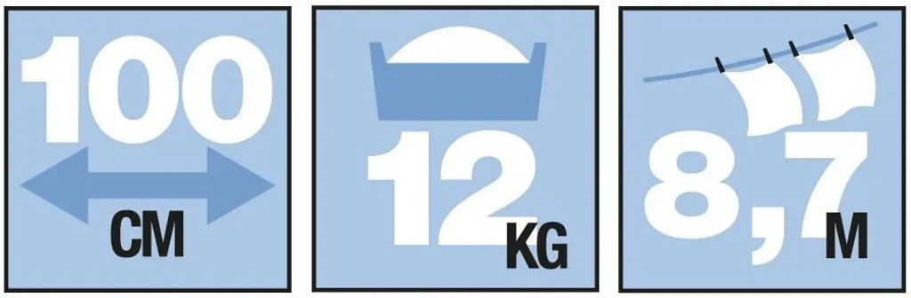 ARTWEGER ArtDry 100 Weiß Wäschetrockner Wäschständer Wandwäschetrockner 4 ARTWEGER ArtDry 100 Weiß Wäschetrockner Wäschständer Wandwäschetrockner – Bild 4