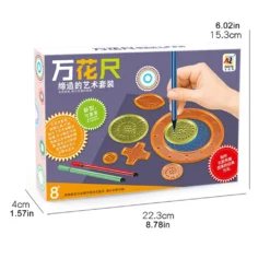 27 Teiliges Spiral Designere Set,ineinandergreifende Zahnräder Mit Stiften, Spiraldesigns Zum Elektronischen Oder Manuellen Zeichnen -Leifheit || Vileda || Wenko Verkaufsgeschäft a2e7936987287262069d6f09c1826f71