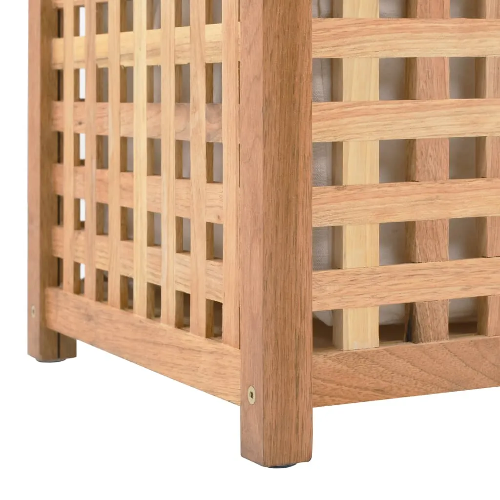 VidaXL Wäschekorb 87,5x46x67 Cm Massivholz Walnussholz 7 VidaXL Wäschekorb 87,5x46x67 Cm Massivholz Walnussholz – Bild 7