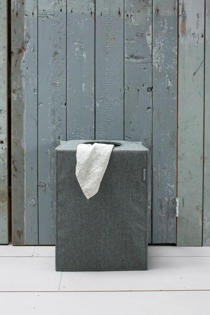 Brabantia Wäschekorbtasche 55 L Faltbar Schwarz 8 Brabantia Wäschekorbtasche 55 L Faltbar Schwarz – Bild 8