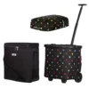 Reisenthel Carrycruiser Black Dots + Cover + Anndora Kühlbox 32 L Schwarz - Schwarz-gepunktet