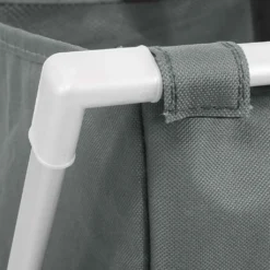 Wäschesammler HWC-C36, Laundry Wäschesortierer Wäschekorb, 2 Fächer Klappbar 58x59x37cm 127l Grau -Leifheit || Vileda || Wenko Verkaufsgeschäft a54254814d3ef858e989c65a6a1df8d5