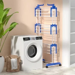 Wäscheständer Wäschetrockner Mit Rollen Flügelwäschetrockner Wäscheturm Solid Teleskop Standtrockner XXL Kleiderständer Kleiderständer 170cm Retoo -Leifheit || Vileda || Wenko Verkaufsgeschäft a56ec3284e98c9990a9d4f62a357c646