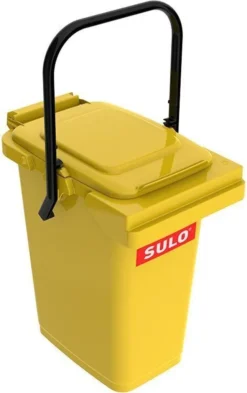 SULO Mülltonne, Mülleimer, Müllbehälter, Abfalleimer 25 Liter Gelb (25 Sulo Gelb)