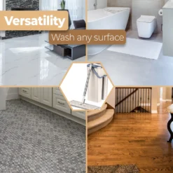 Bodenwischer Set Mit Eimer Und Profi Wischmopp Wischmop Teleskopstiel Flach Mopp Mop Clean Mikrofaser XL Wischbezug Alle Arten Von Böden Retoo -Leifheit || Vileda || Wenko Verkaufsgeschäft a61c10448c8ea9d08c6c26401f06c564