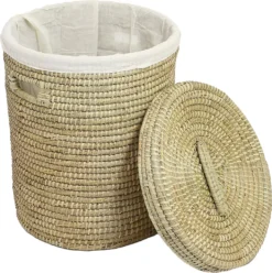 Großer Wäschekorb Mit Deckel, Maße Ø 45 X 55 Cm -Leifheit || Vileda || Wenko Verkaufsgeschäft a6b7a032f6f281094d97c8cc84284e3b