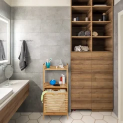 Relaxdays Wäscheschrank Mit Wäschekorb Bambus -Leifheit || Vileda || Wenko Verkaufsgeschäft a704df070d8c3cd42bcfde03c7e91897