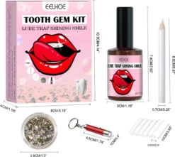 1 Satz Zähne Edelsteine Kit, Zahnwerkzeug Mit Aushärtungslicht Und Kleber Zahnschmuck Zähne Dekoration -Leifheit || Vileda || Wenko Verkaufsgeschäft a885d7a93dced1ce562974d5399a0a52