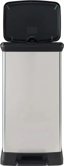 CURVER_DECOBIN Abfalleimer 50L Mit Fußpedal Silber Metallic_240643 -Leifheit || Vileda || Wenko Verkaufsgeschäft a9e1199fafd5e336b59beaf48ca1ccf0