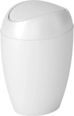 Umbra Twirla Abfalleimer Mit Schwingdeckel, Kosmetikeimer, Papierkorb, Recylingeimer, Weiß, PP, 9 L, 1012978-661 -Leifheit || Vileda || Wenko Verkaufsgeschäft a9efc847810c52a8357b0cf9551518ee
