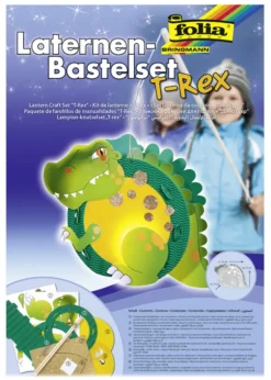 Folia Laternen-Bastelset "T-Rex"