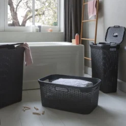 Curver STYLE Wäschebox 40L, Anthrazit 7 Curver STYLE Wäschebox 40L, Anthrazit -Leifheit || Vileda || Wenko Verkaufsgeschäft ab938ba8193040727ff038a8faa69354