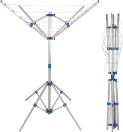 Monzana Wäschespinne Höhenverstellbar Mobil Mit 4 Erdspieße Camping Wäscheständer Wäscheleine Wetterfest Leicht Aluminium -Leifheit || Vileda || Wenko Verkaufsgeschäft aba3f6ac9fb74b531ae5752baf4a3eab