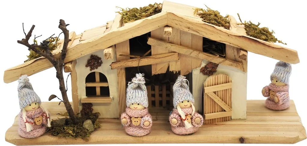 Wichtel Set Braun Holzhaus Wichtel Figuren Wichteltür Zubehör 2 Wichtel Set Braun Holzhaus Wichtel Figuren Wichteltür Zubehör – Bild 2