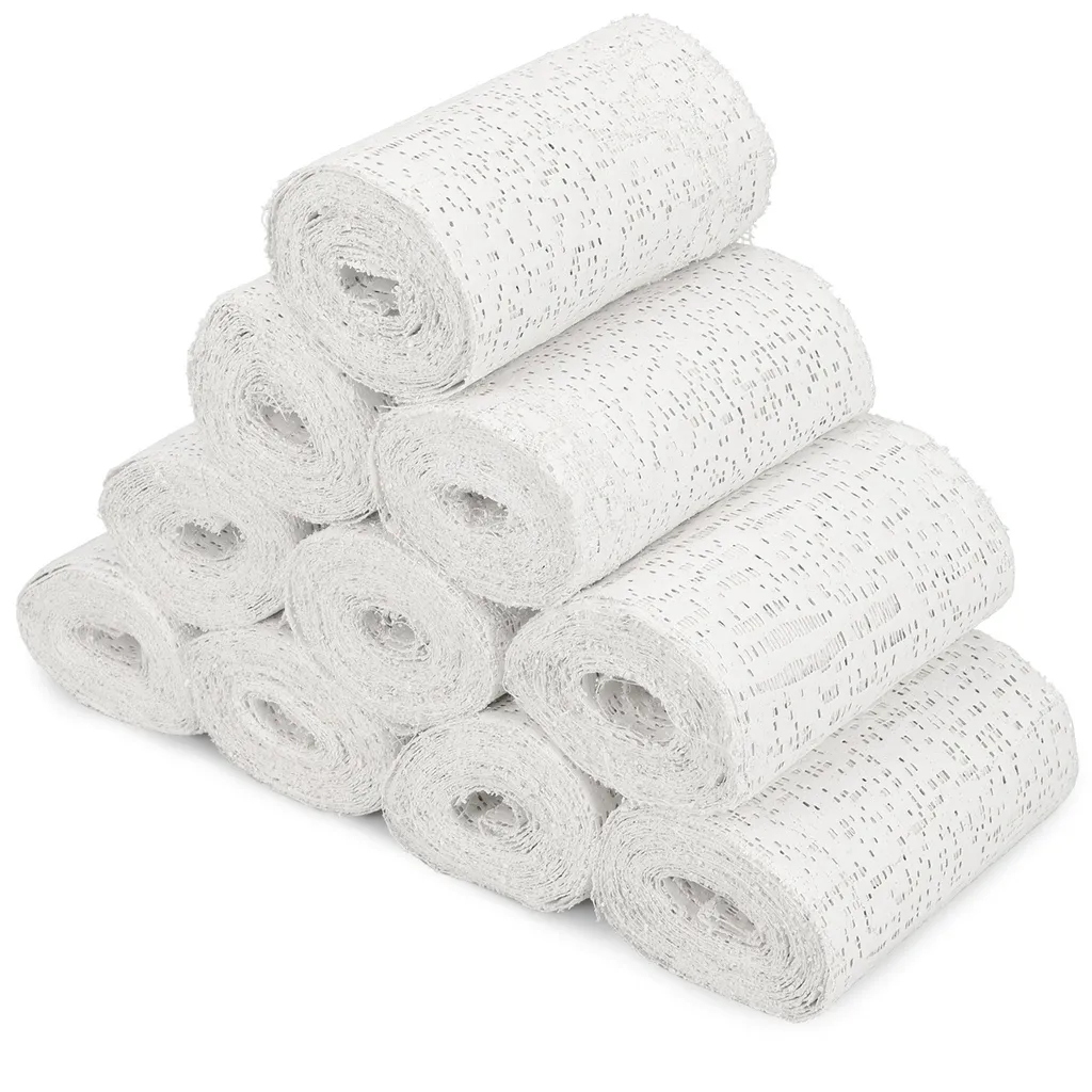 Navaris Babybauch Gipsbinden 10er Set - 10x Gips Abdruck Binden 5 Cm X 300 Cm Für Baby Bauch Verband Gipsabdruck Gipsbinde Zum Basteln Schnelltrocknend 4 Navaris Babybauch Gipsbinden 10er Set - 10x Gips Abdruck Binden 5 Cm X 300 Cm Für Baby Bauch Verband Gipsabdruck Gipsbinde Zum Basteln Schnelltrocknend – Bild 4