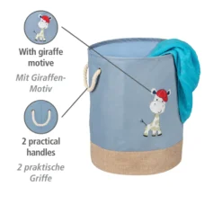 Wenko Wäschesammler Kids Gerry Rund -Leifheit || Vileda || Wenko Verkaufsgeschäft acce731b45acd9e8d662b91130e42397