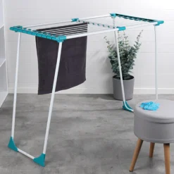 Ausziehbarer Wäscheständer Wäschetrockner Wäschehalter Wäscheaufhänger 2 M