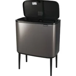 Brabantia Mülleimer Bo Touch Bin Platinum, 11 + 23 L -Leifheit || Vileda || Wenko Verkaufsgeschäft ad51eb0f1725e7aa28ddba4aafcd95b3