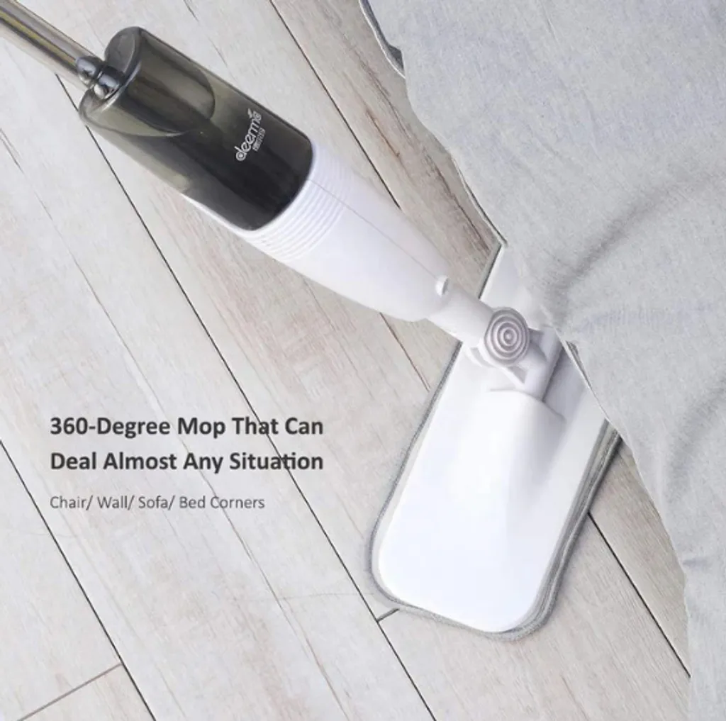 Deerma TB500 Mop Mit Wasserspray, 360° Drehung, 350ml Behälter, 1x Reinigungstuch 6 Deerma TB500 Mop Mit Wasserspray, 360° Drehung, 350ml Behälter, 1x Reinigungstuch – Bild 6