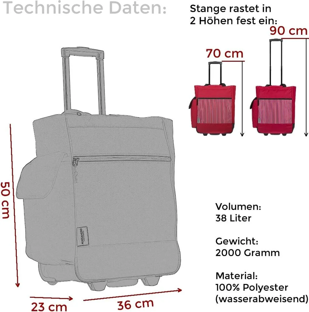 Trolley Einkaufstrolley Einkaufsroller Alessandro Pro Shopper Mit Stabilem Stand Einkaufstrolly Einkaufstasche Saunatrolley Trolly 38L 12894 Two Tone Grey Grau 11 Trolley Einkaufstrolley Einkaufsroller Alessandro Pro Shopper Mit Stabilem Stand Einkaufstrolly Einkaufstasche Saunatrolley Trolly 38L 12894 Two Tone Grey Grau – Bild 11
